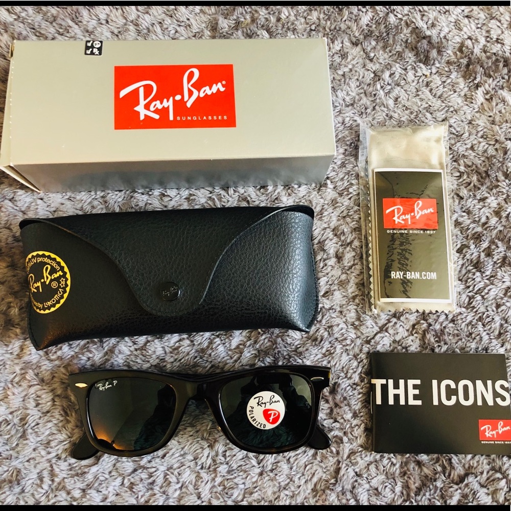 NEW AUTHENTIC RAYBAN WAYFARER RB2140 HAVANA POLAR